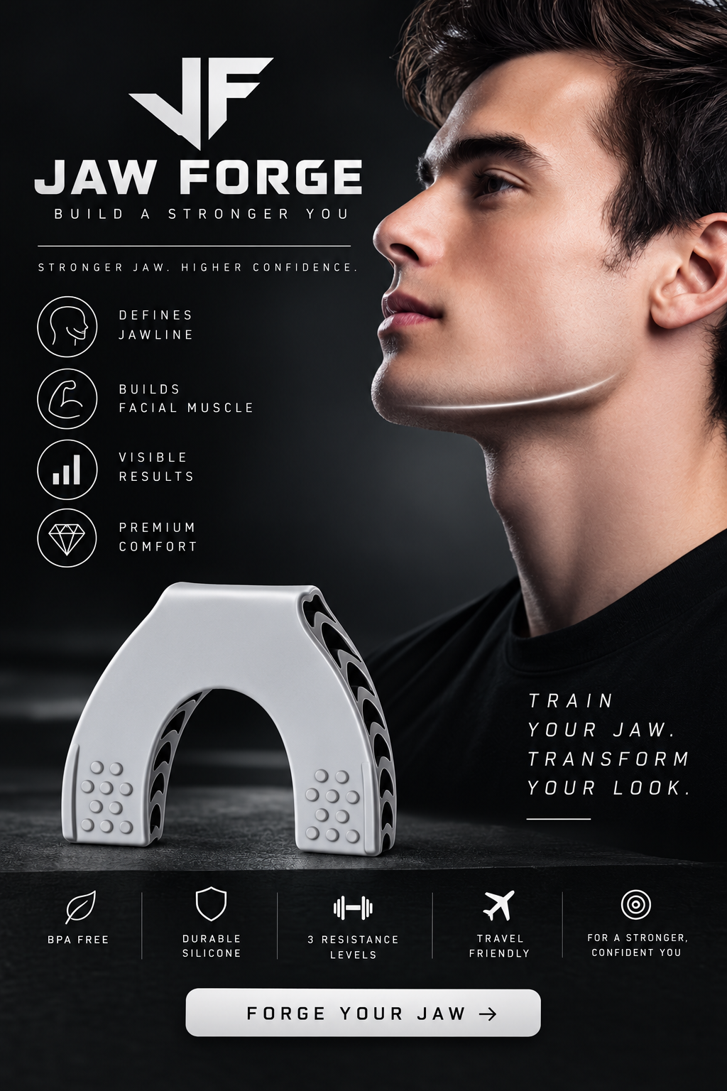 JawForge Jawline & Facial Exerciser
